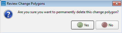 Delete chang polygon pop-up